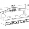 Кровать АС-10 80 Белль