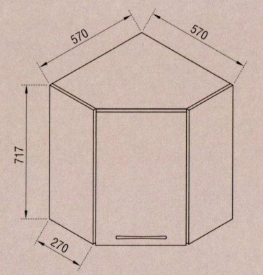 Кут верхній 57х57