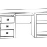 Стол письменный BIU 170 Коен